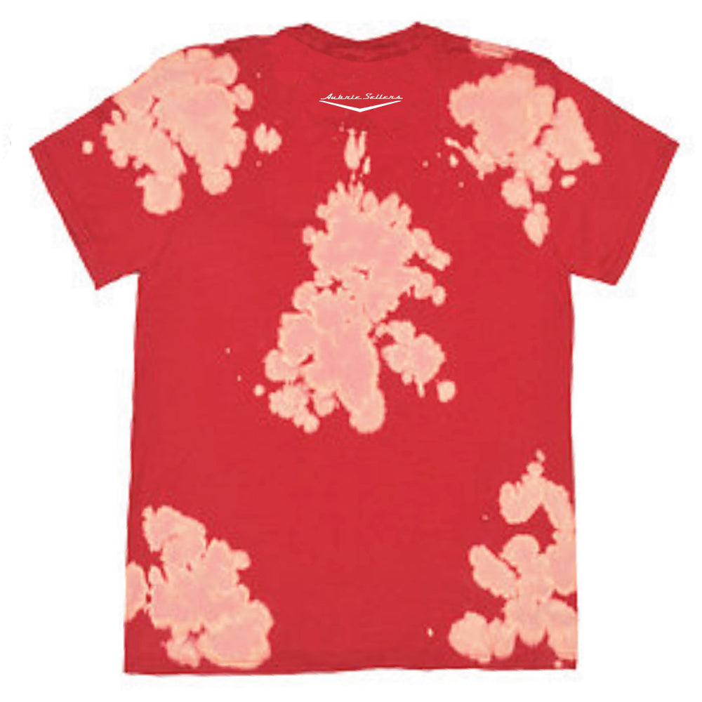 World On Fire Bleach Out T - Red